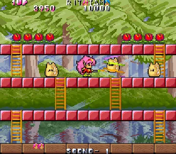 Rod-Land (Japan) screen shot game playing